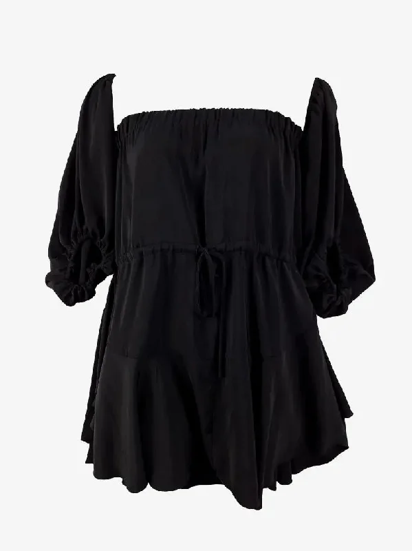 Embrace New Fashion Shona Joy Off The Shoulder Drawstring Mini Dress Size 12