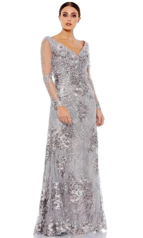 Absurdly Cheap Sale Mac Duggal 67539 - Illusion Sleeve Embroidered Evenng Gown