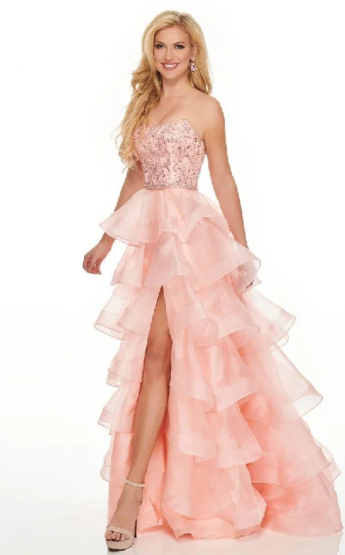 Stylish Women's Apparel Rachel Allan Prom Long Strapless Beaded Gown 8444CL