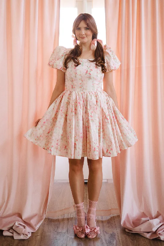 Fashion Sale Cupcake Dress in Pink Floral