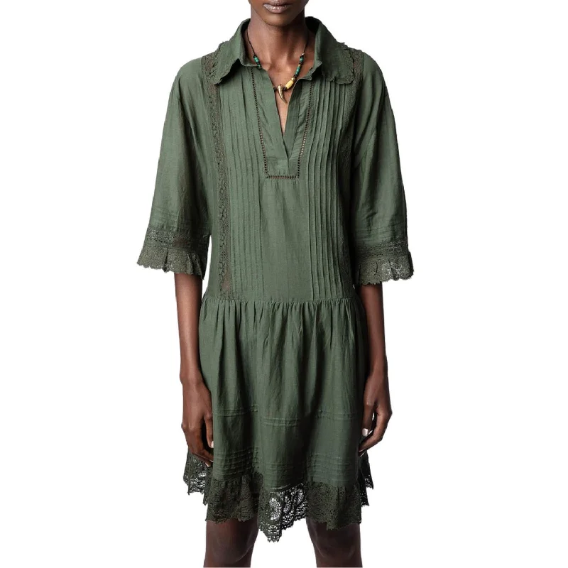 Trendy Fashion for Women Rosea Tomboy Dress In Kaki