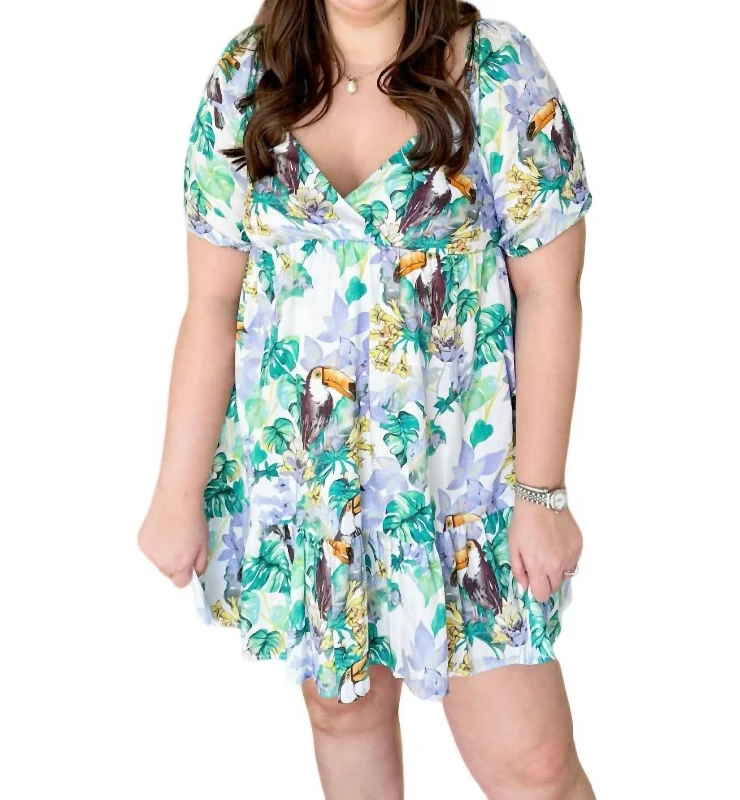 Outfits For Girls Tropical Paradise Dress In Green Multi