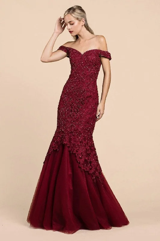 Stylish Basics Andrea & Leo CDA0401 Long Prom Mermaid Dress