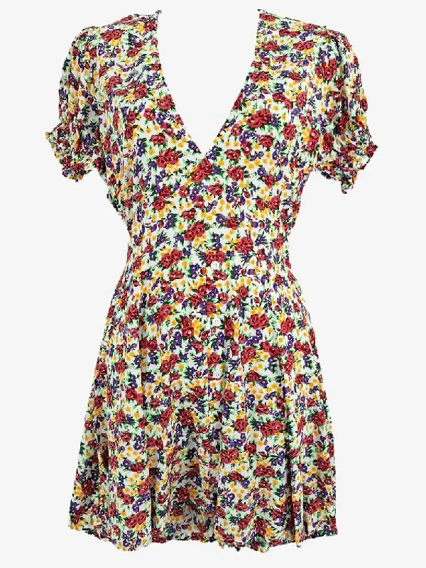 Limited Time Deal Faithfull The Brand Sweet Summer Rose Mini Dress Size 8