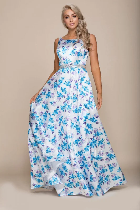 Limited Time Flash Sale Long Floral Prom Dress Formal Gown