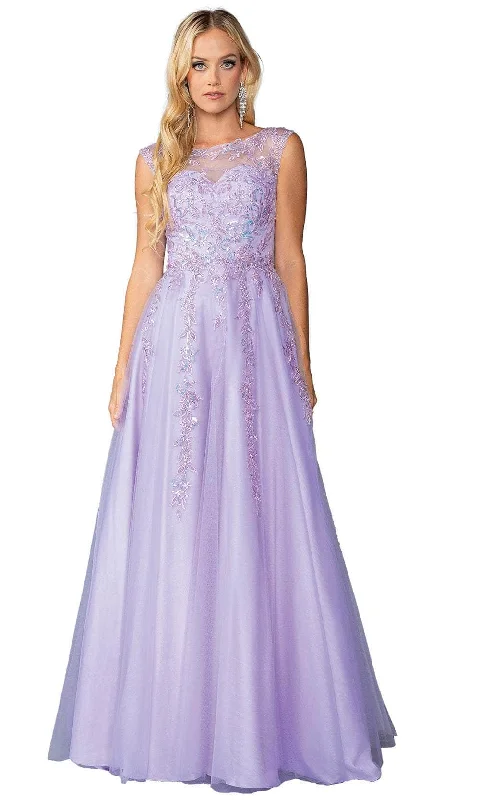 Unbeatable Prices Dancing Queen 4450 - Illusion Sweetheart Notch Prom Gown