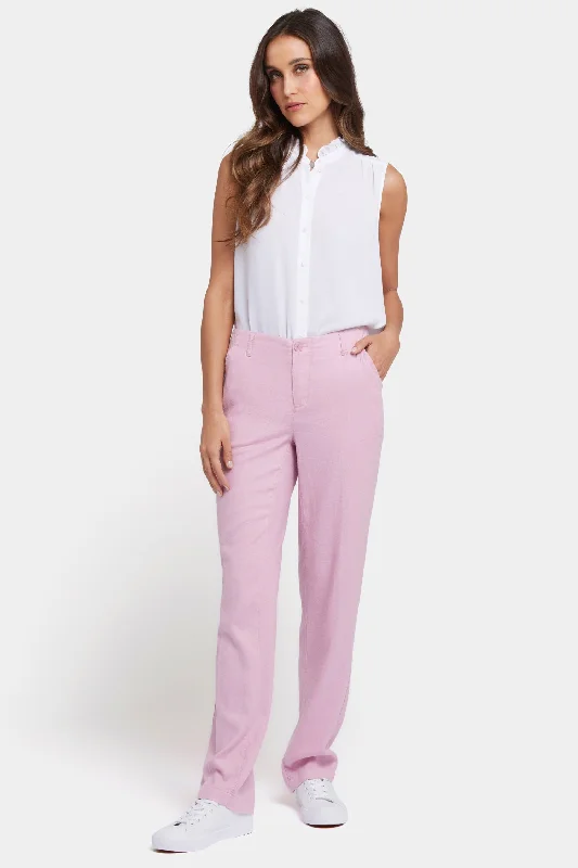 Summer Deals Marilyn Straight Pants - Pink Nectar