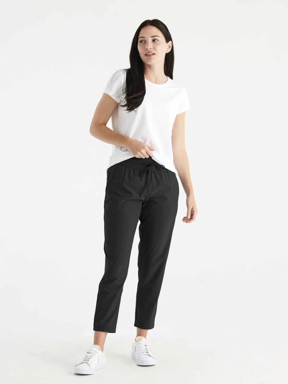 Bold Fashion Sales Women's Breeze Cropped Pant - Black