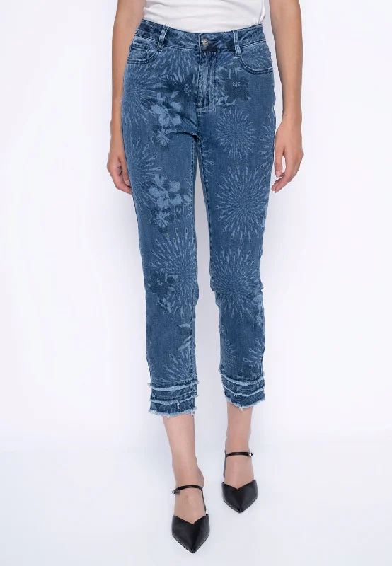 Limited Stock, Big Discounts Frayed Hem Cropped Jeans