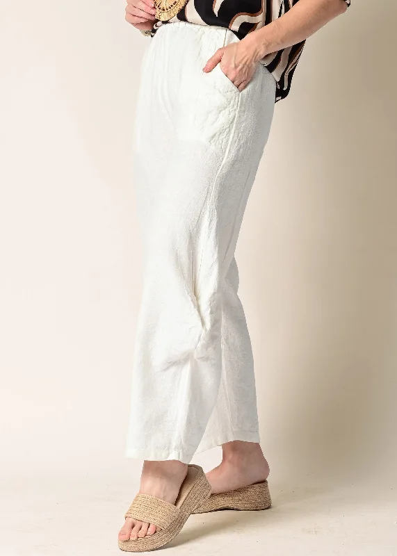 Special Offers, Don't Miss Shyla Linen Pant in Cream