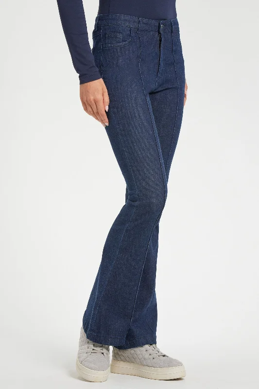 Stay Ahead In Style Katya Flare Denim Pant