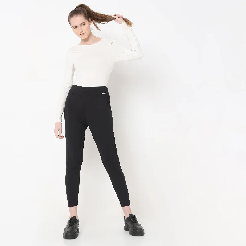 Absurdly Cheap Sale Skinny Fit Solid High Rise Leggings