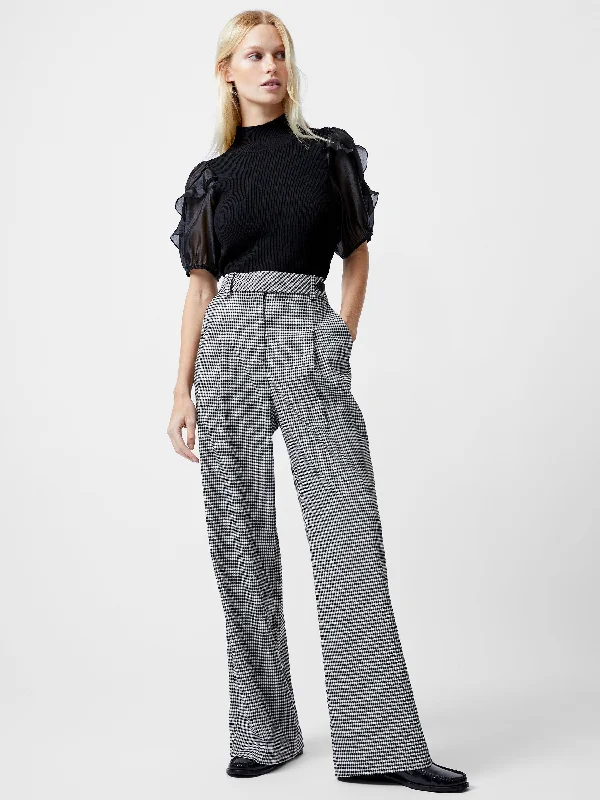 Limited Edition Holden Houndstooth Wide Leg Trousers