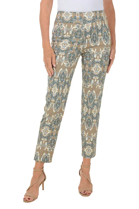 Special Offers, Don't Miss Damask Mosaic Pull-On Ankle Pant