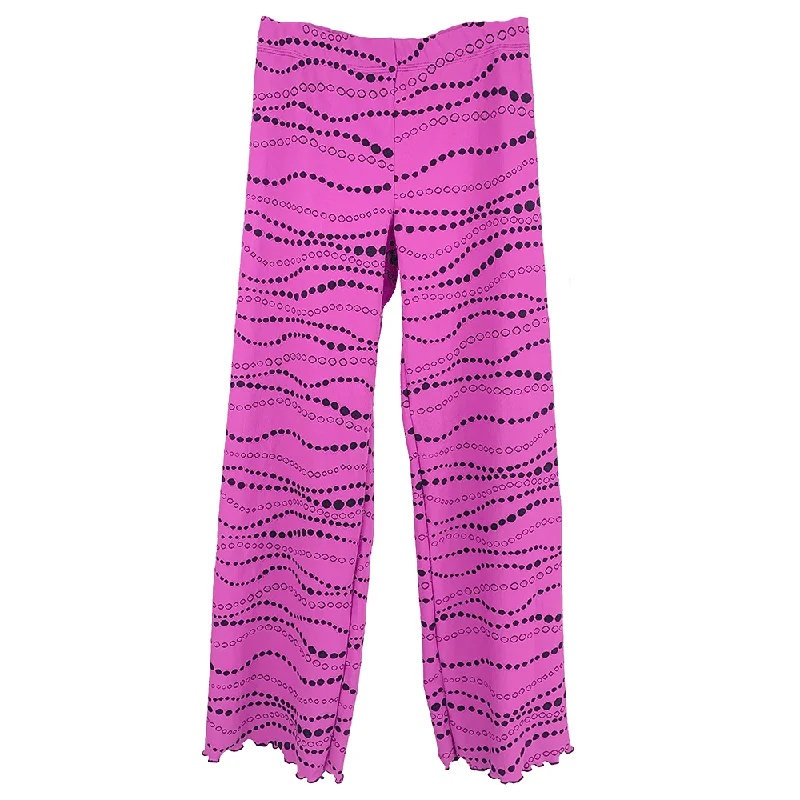 Retro Style Promotions Cattleya Orchid Rovigo Jacquard Knit Energy Pant