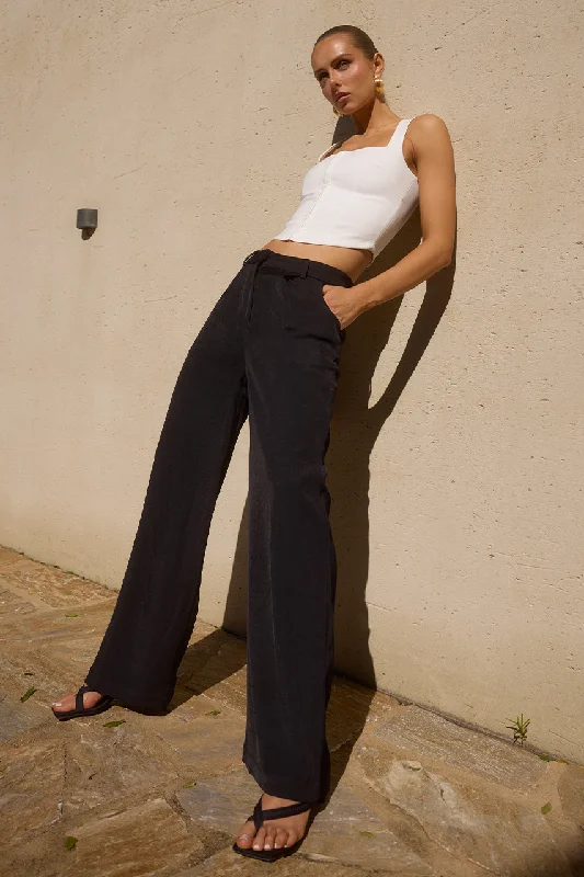 High Street Women’s Fashion for Trendy Shoppers ZARRIAH PANT - BLACK