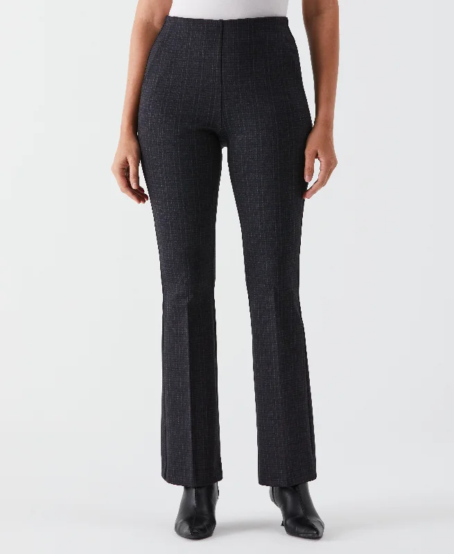Classic Women’s Clothing Styles Petite Printed Modern Bootcut Ponte Pant