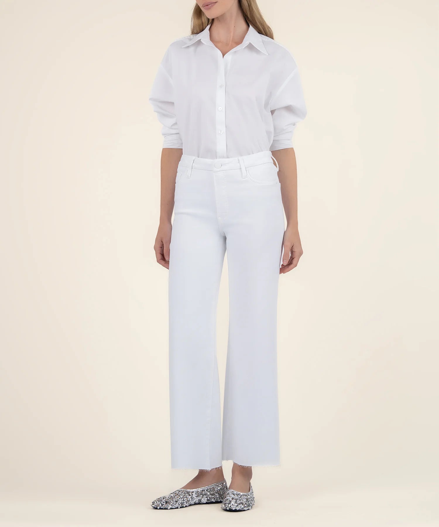 Women's Clothing Sale Online Meg High Rise Wide Leg - Optic White