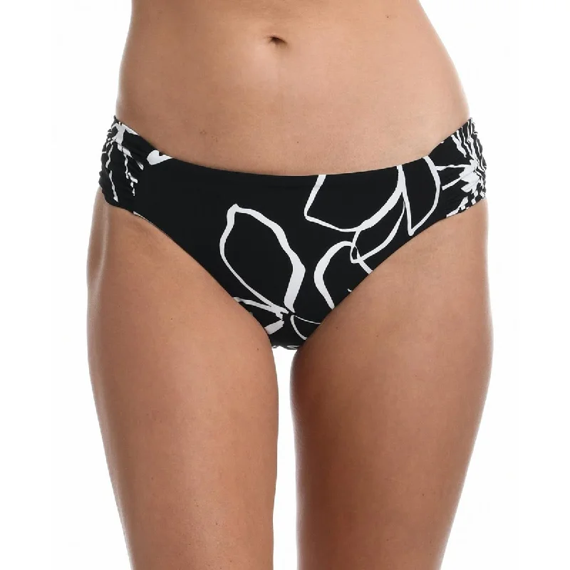 Fashion Forward Womens Reversible Shirred Swim Bottom Separates