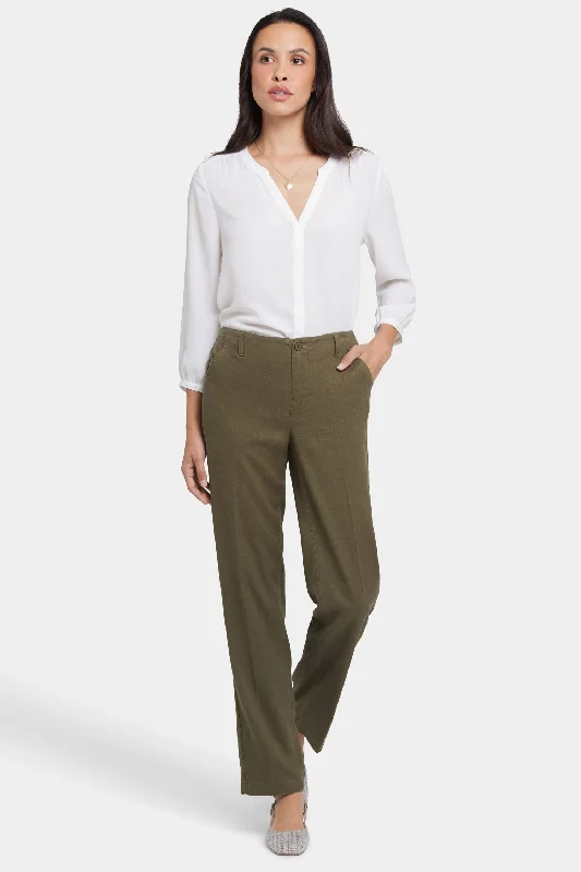 Avant-Garde Style Promotions Marilyn Straight Pants - Bay Leaf