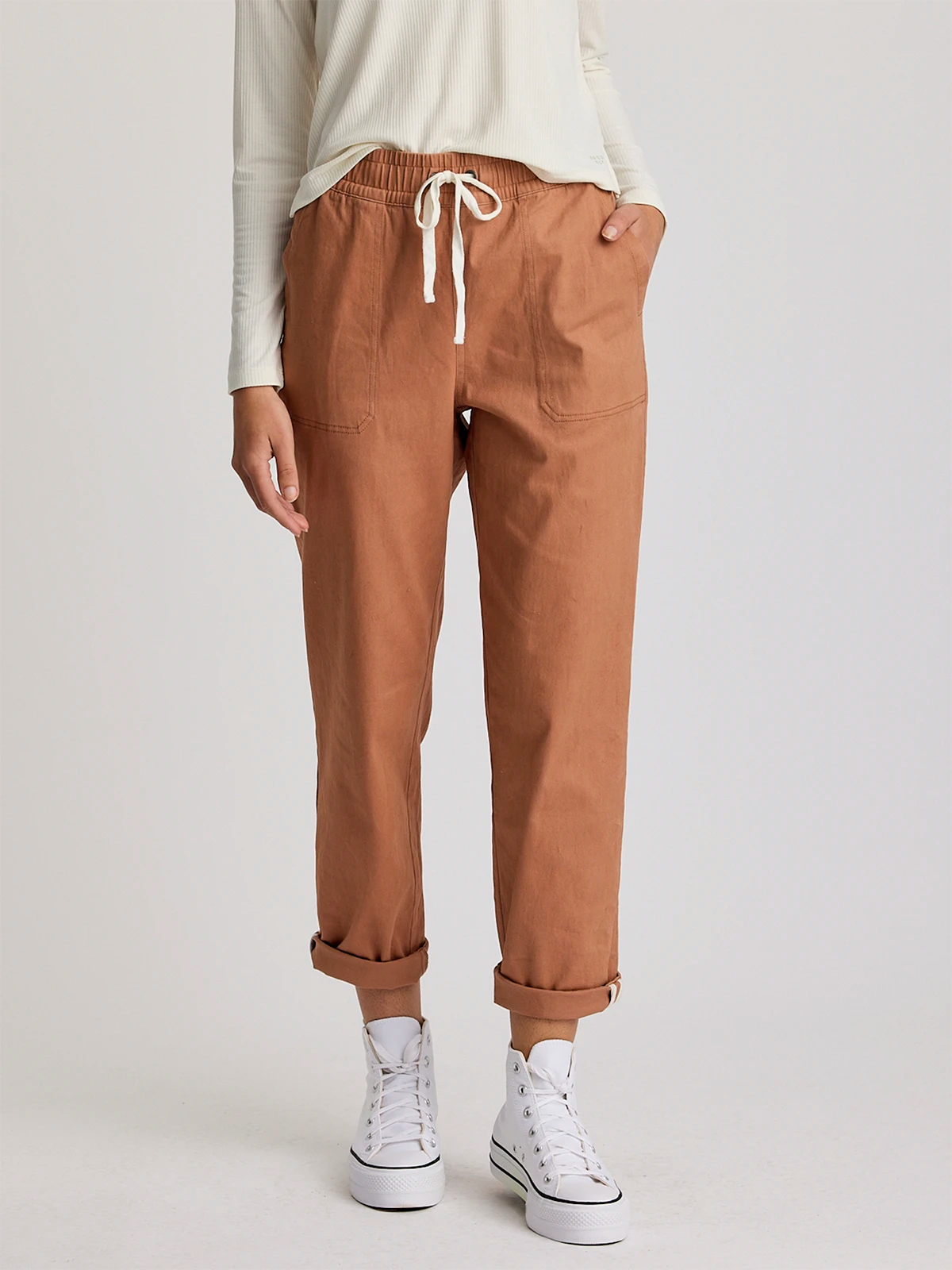 Chic And Trendy Women's Pacifica Twill Pant - Canyon Clay