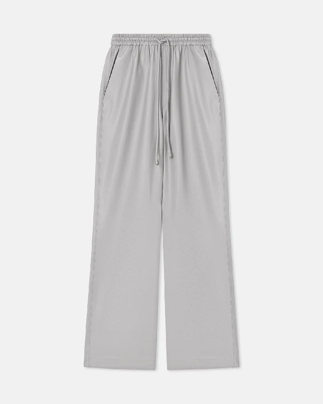 Unique Women’s Fashion Pieces Calie - Drawstring Okobor™ Pants - Grey