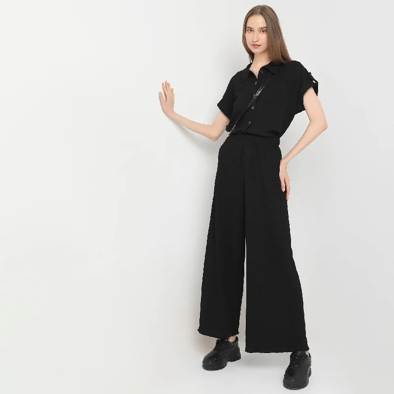 Don't Miss Out Structured Straight High Rise Palazzos