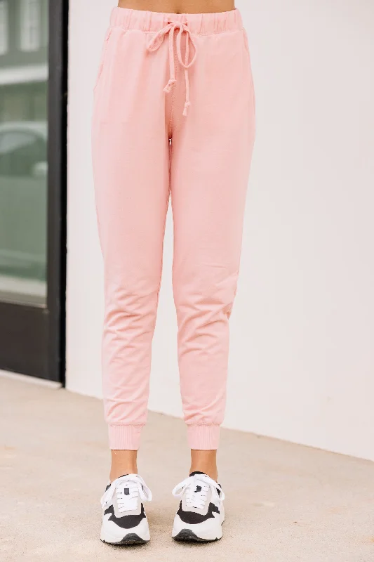 Crazy Discounts, Hurry Up Legendary Love Blush Pink Joggers