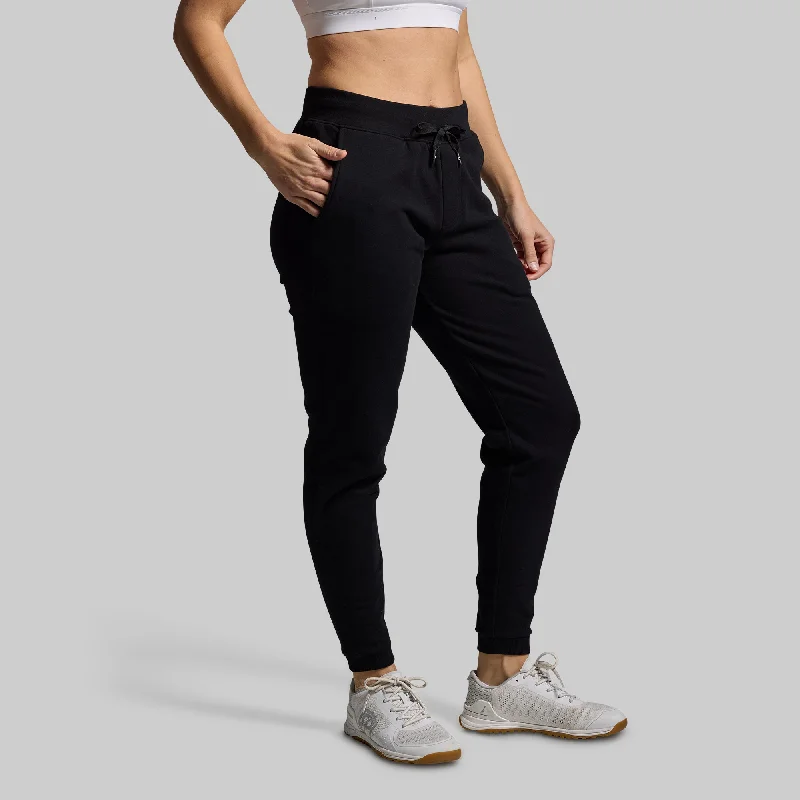 Fashion Essentials Women's Unmatched Jogger 2.0 (Black)