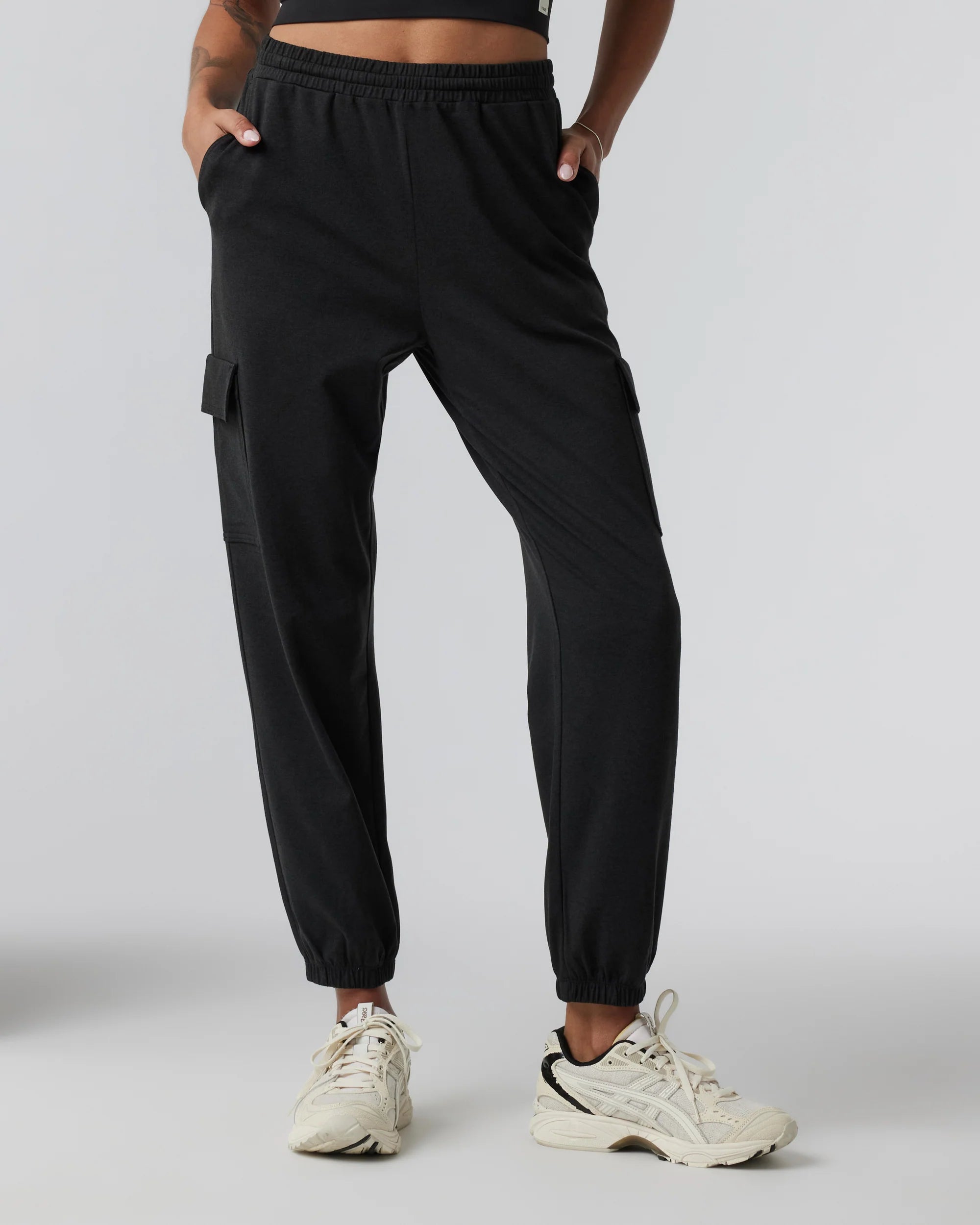 Best Online Boutiques For Women Boyfriend Cargo Jogger - Black
