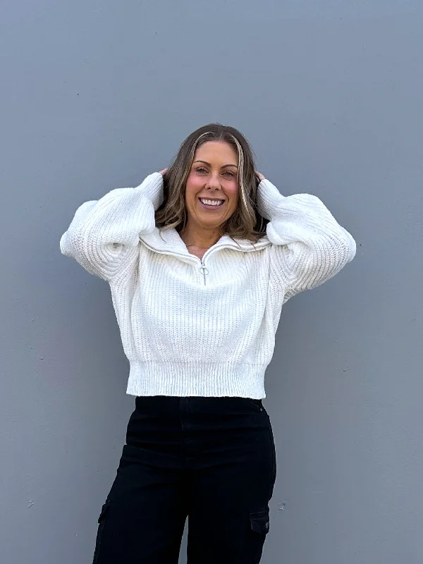 Online Impressions Boutique Sabine Knit - Off White