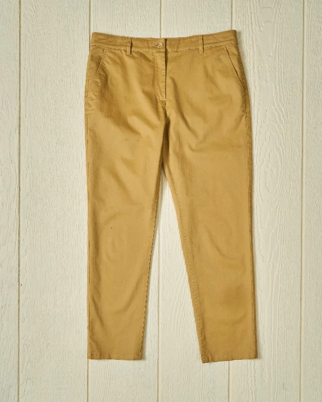 Budget Friendly Women’s Narrow Leg Chino in Khaki