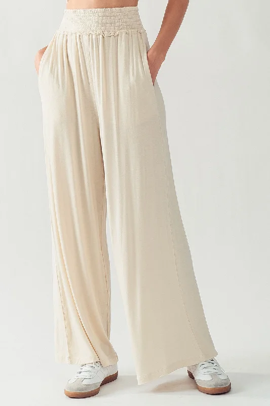 Boutique Dress Online Trend: Notes Women's Jeans Casual Pant Elastic Wide Leg
