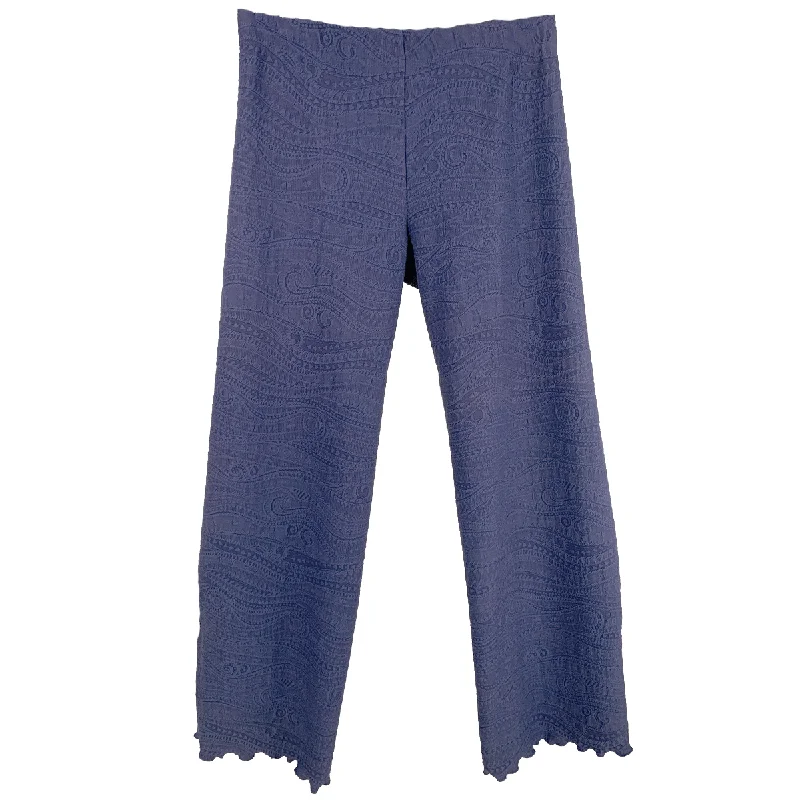 Luxe Style Discounts Navy Catty Textured Energy Pant