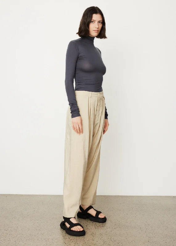 Additional Time-Limited Offers Pleated Sarouel Pants