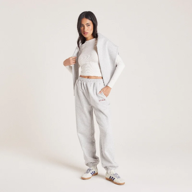 On-Trend Fashion Offers Cuffed Joggers - Grey Marl