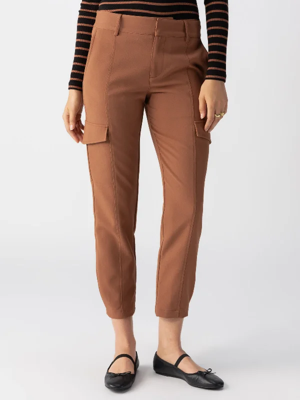 Chic Trends Unveiled Polished Cargo Standard Rise Pant  Raw Hide