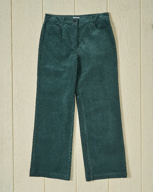 Limited Time Special Offer Women's Five Pocket Pant in Pine Corduroy