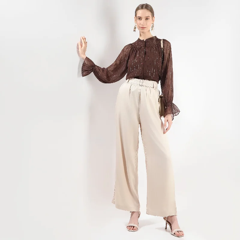 Unbeatable Prices Solid Mid Rise Trousers