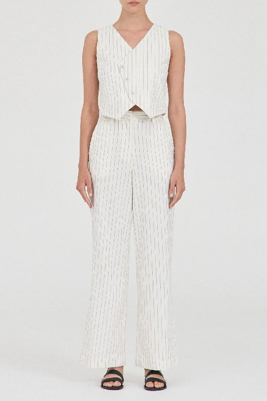 Casual Yet Chic Sales The Striped Trouser