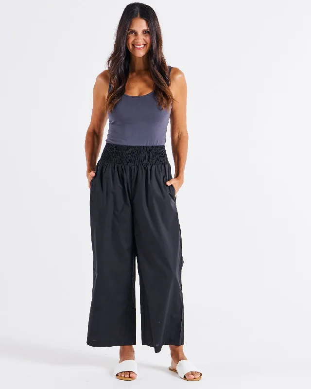 Summer Fashion Betty Basics Sevilla Wide Leg Pant Black