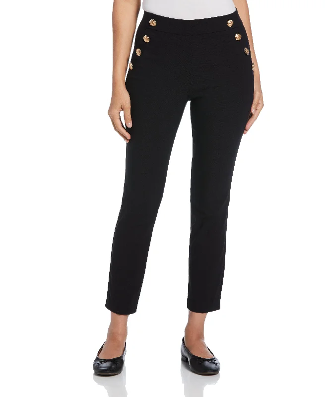 Trendy Boutiques Online Petite Supreme Stretch Twill Slim Pull-On Ankle Pant