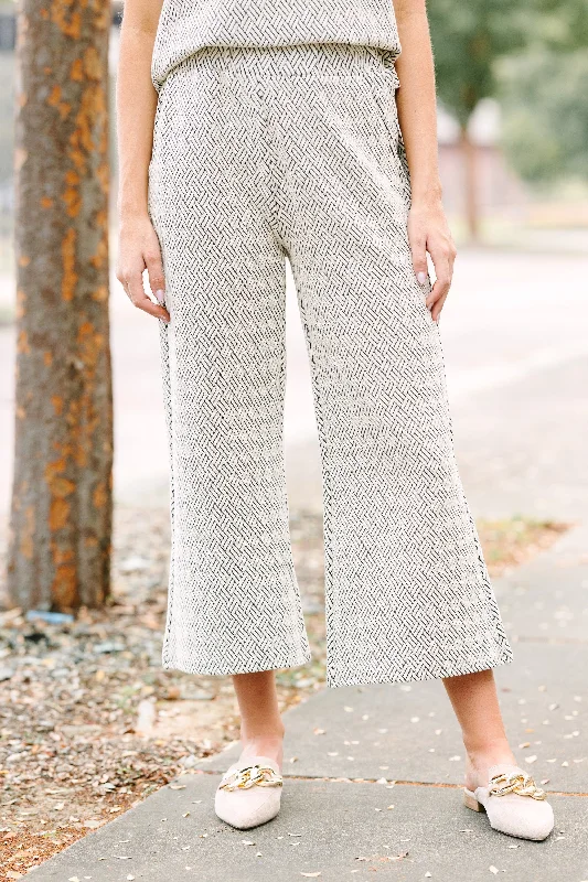 On-Trend Fashion Offers Can't Leave You Gray Textured Pants