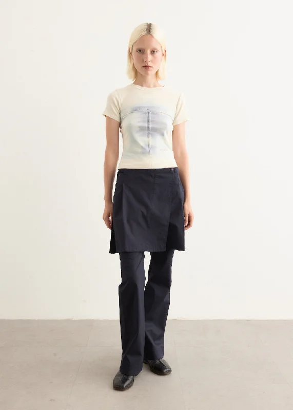 Modern Women’s Apparel New Layered Wrap Skirt Pants