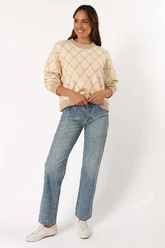 Flash Sale Event Wilma Knit Sweater - Cream