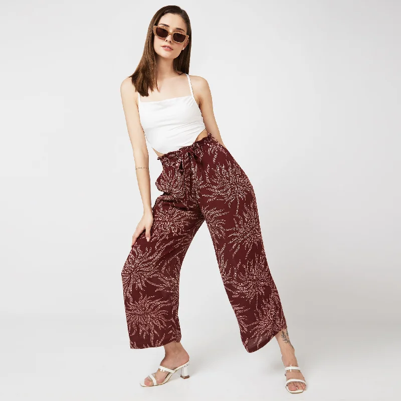 New Season Fashion Preview Flare Fit Printed Palazzos