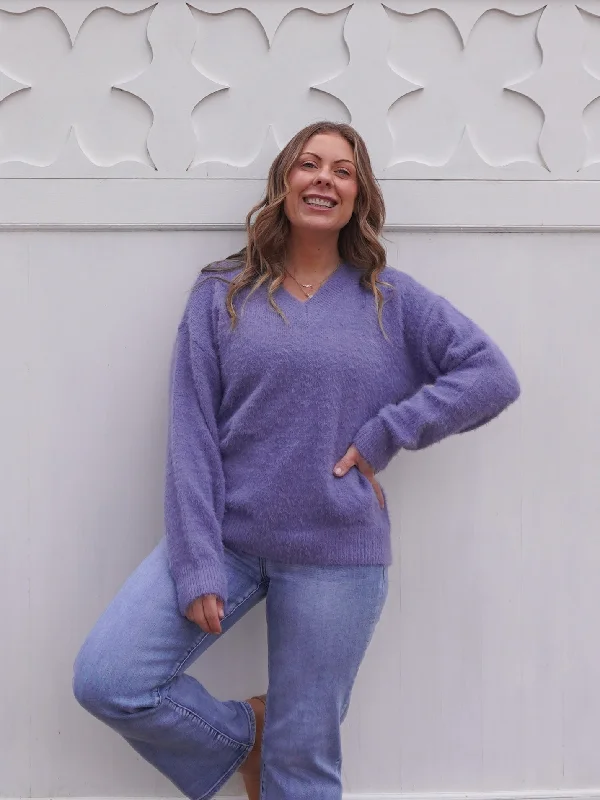 Street Style Fashion Myla Knit - Blue